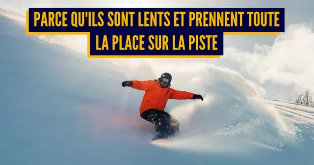 une snowboard