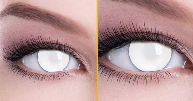 lentilles-contact-blanches