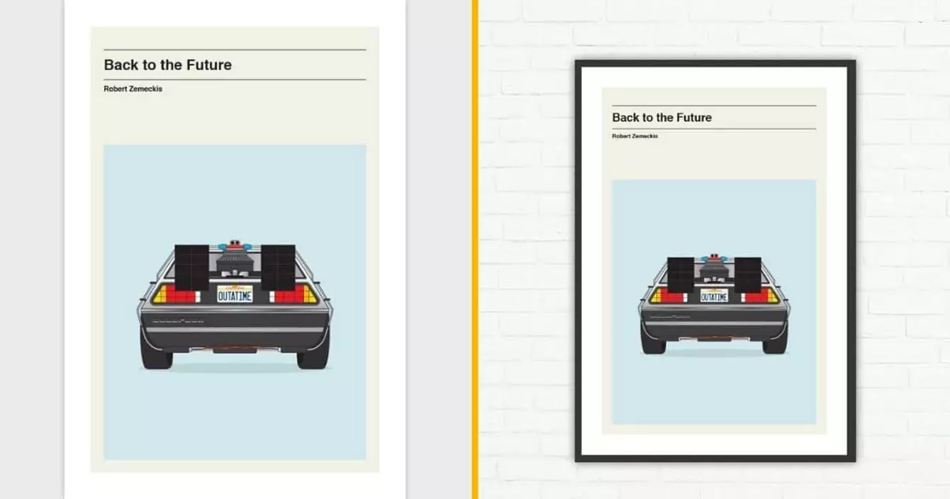 affiche-retour-vers-le-futur-minimaliste