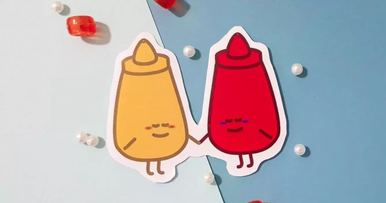 autocollant-ketchup-moutarde
