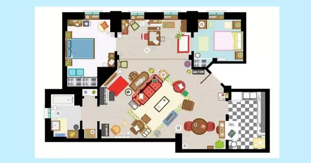 affiche-plan-lappart-de-how-i-met-your-mother