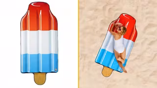 SERVIETTE-PLAGE-GLACE
