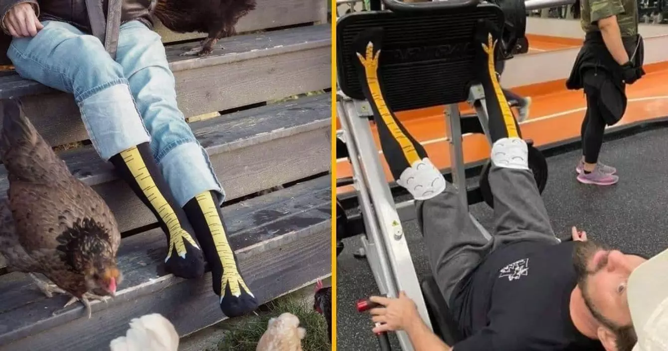 chaussettes-jambe-poulet