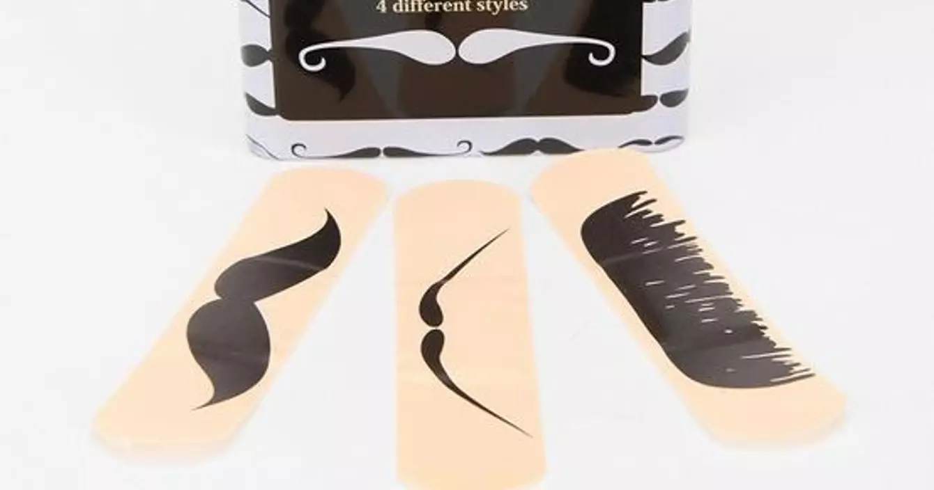 mustache-bandages
