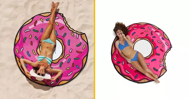 serviette-plage-donut