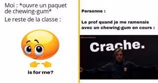 top memes chewing gum