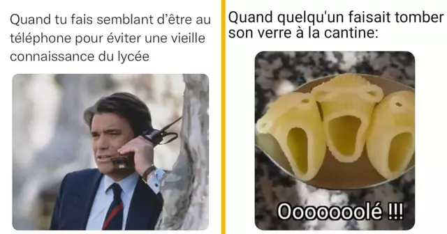 top memes lycee