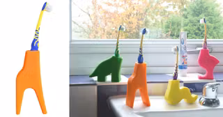 porte brosse à dents girafe