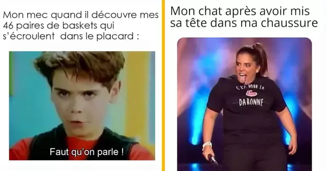 top memes chaussures