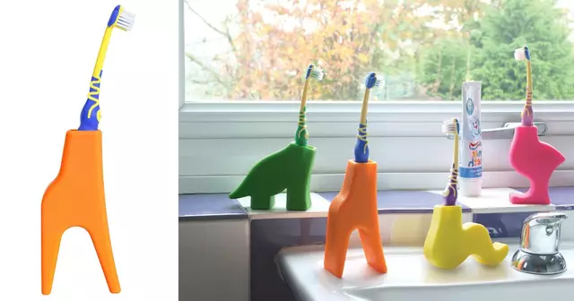 porte brosse à dents girafe