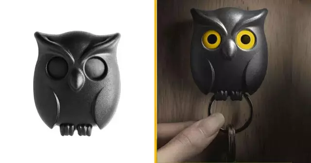 porte-cle-mural-hibou