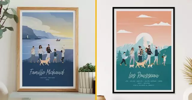 portrait-famille-personnalise-randonneur