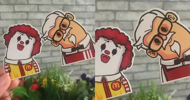 autocollant-cartoon-mcdo-kfc