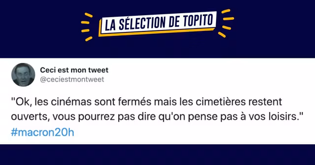 UNE_TOP_TWEETS_MACRON_CONFINEMENT_OCTOBRE