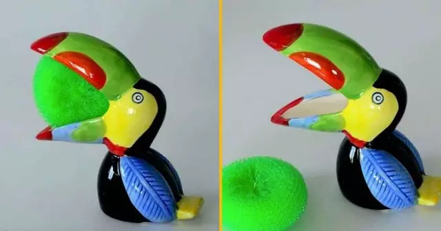 porte-eponge-bouche-pelican