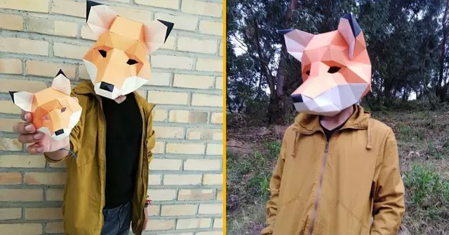 masque-de-renard-papier
