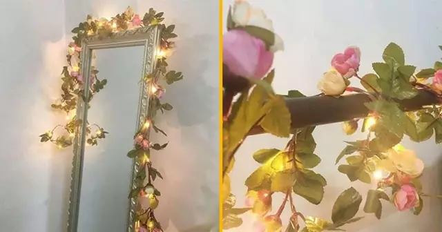 guirlande lumineuse fleur