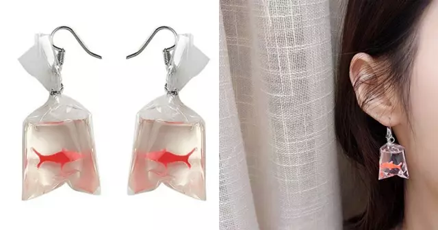 boucle-oreille-poisson-rouge