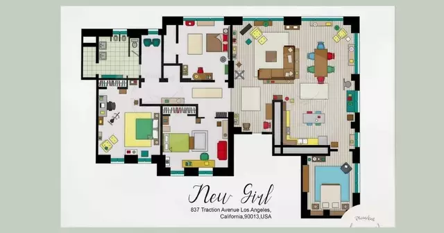 affiche-plan-appart-new-girl