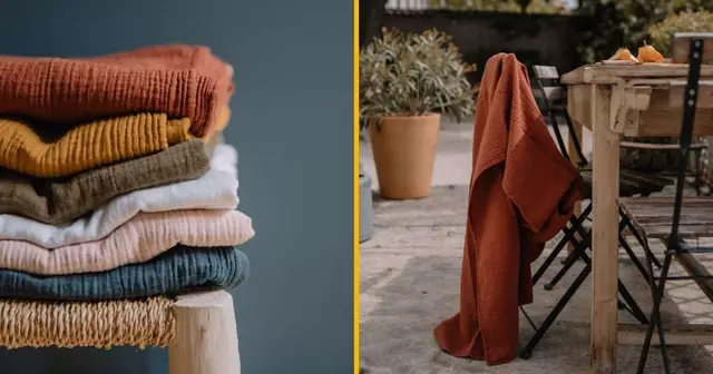 plaid-incroyablement-doux-coton-gaze