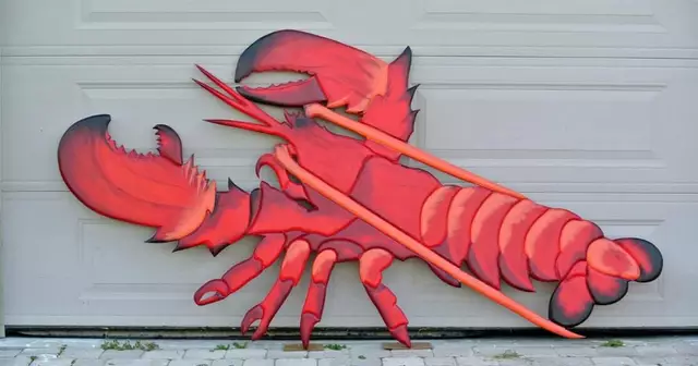 panneau-bois-geant-homard