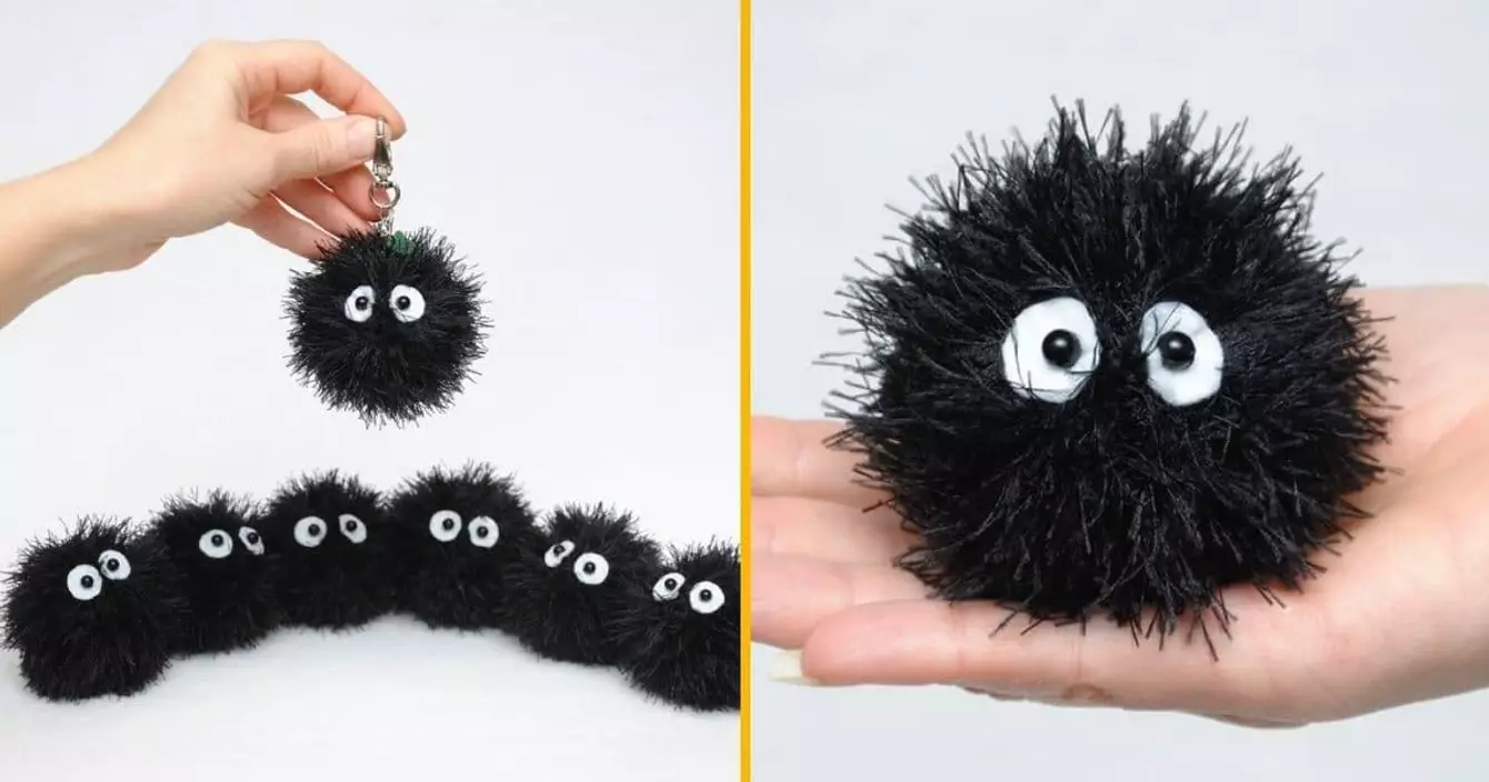 porte cle boule suie voyage chihiro