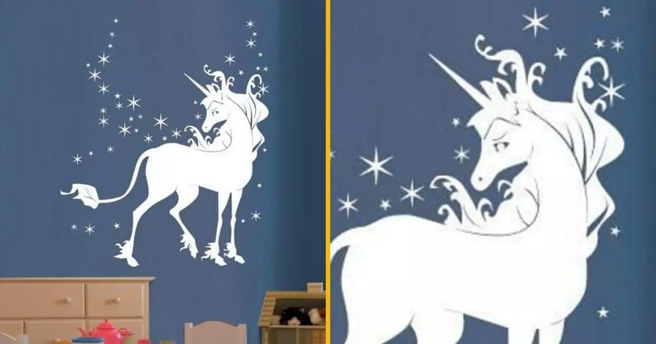 un-autocollant-mural-licorne