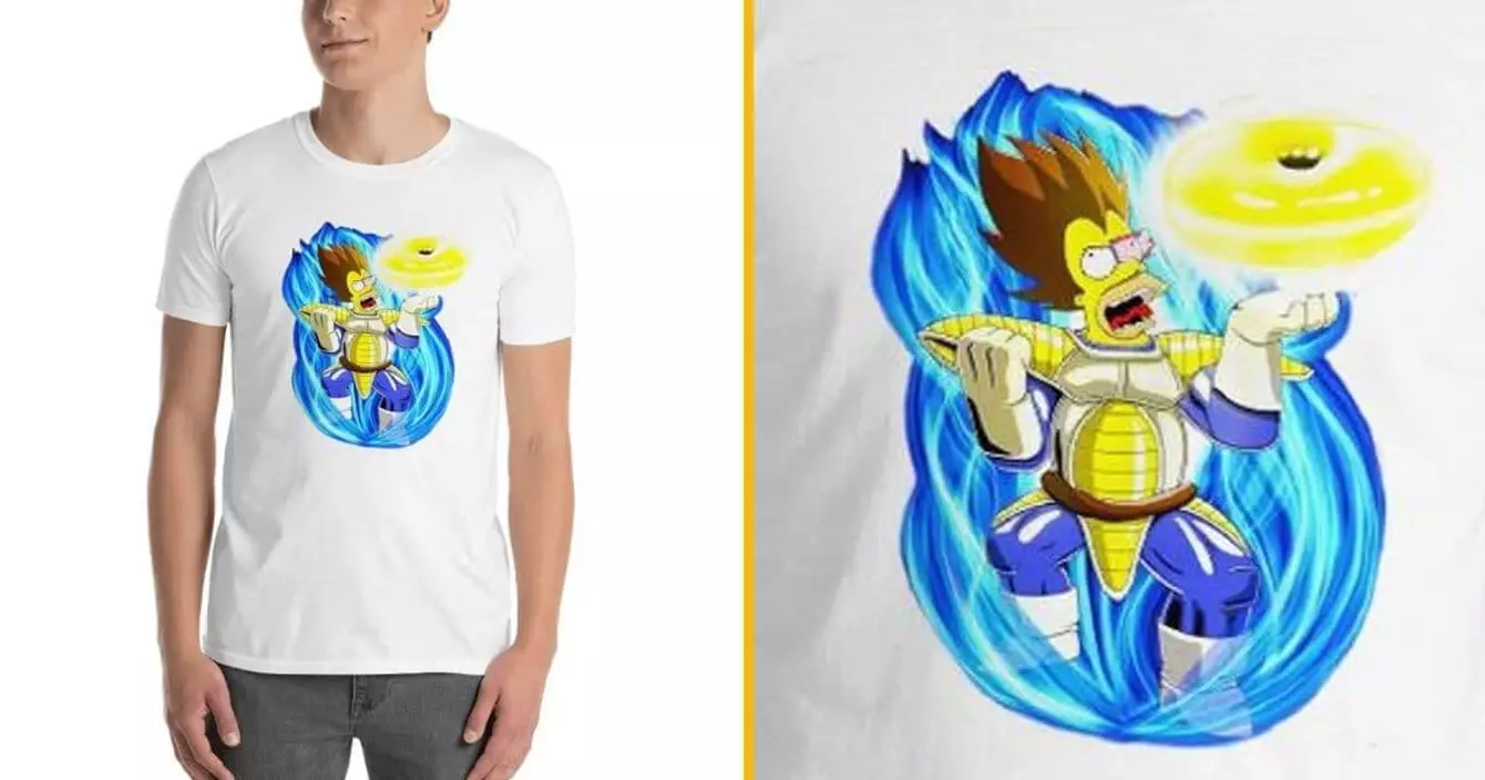 t-shirt-omer-simpson-guerrier-sayan