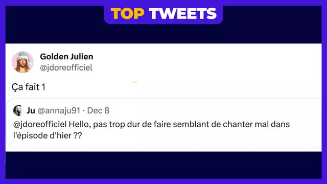 Top Tweets Julien Doré