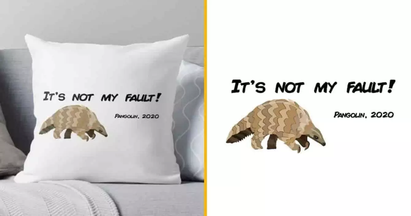 coussin-pangolin-pas-ma-faute