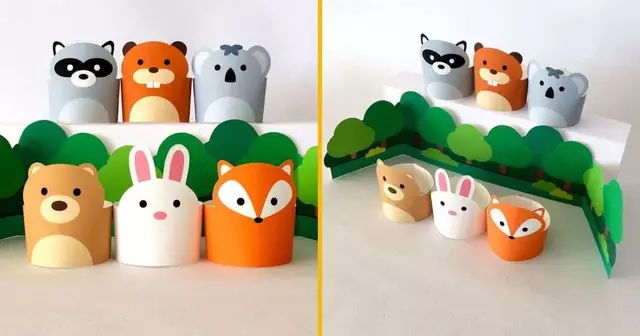 animaux-foret-imprimer-fabriquer