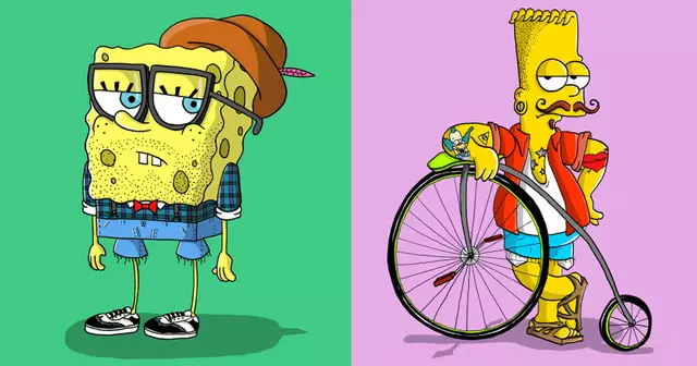 hipster-pop-culture-personnage-dessin-anime