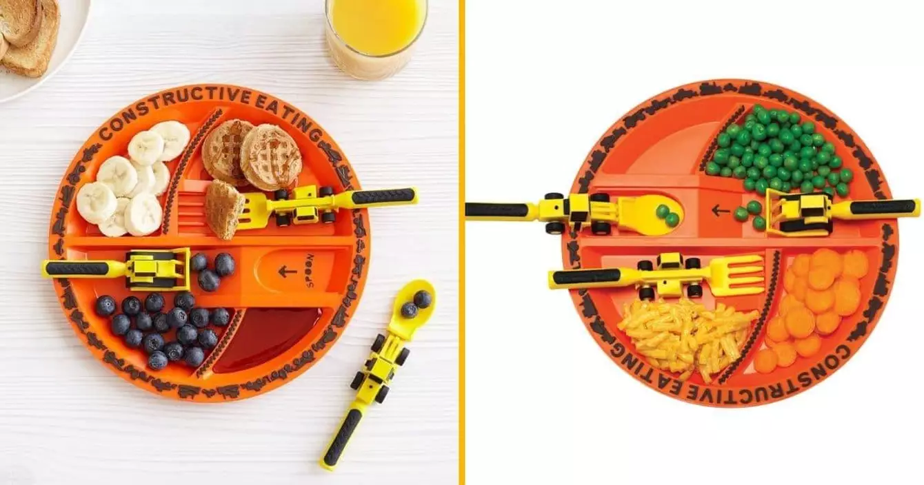 assiette-couverts-chantier-enfant-construction-repas