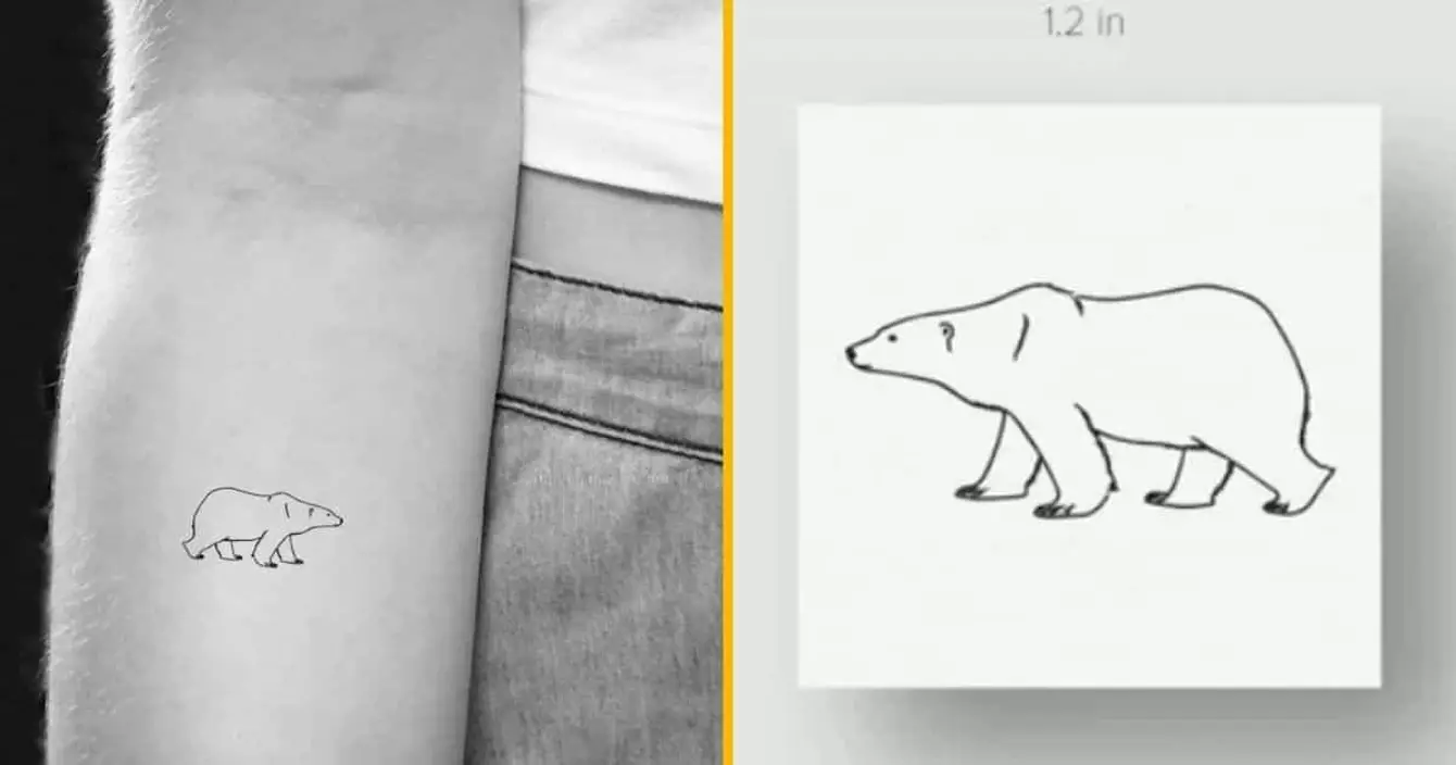 tatouage-ephemere-ours-polaire