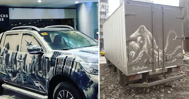 dessin-voiture-crasse-dirty-art-car