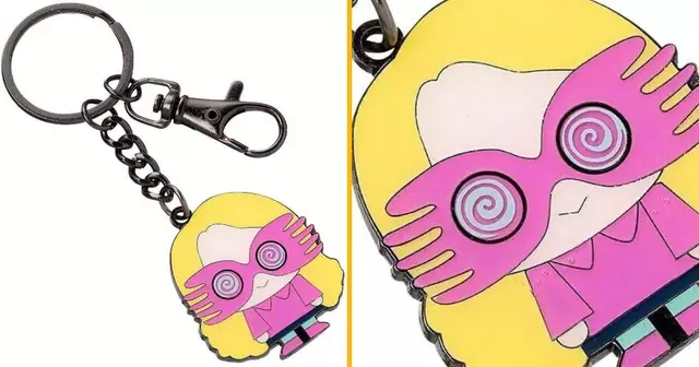 porte-cle-luna-lovegood-kawaii
