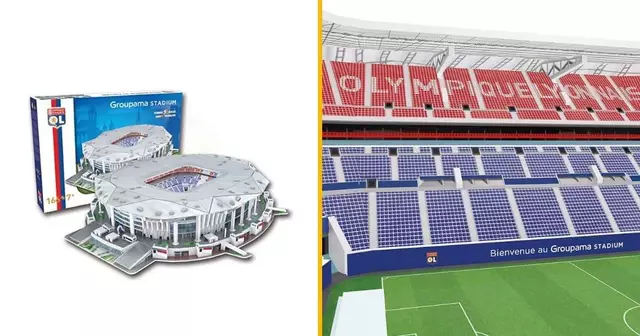 puzzle-3d-groupama-stadium-stade-olympique-lyonnais