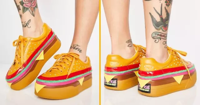 sneakers-cheese-burger