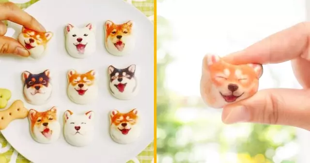 UNES_shopping_mashmallow-shiba-inu