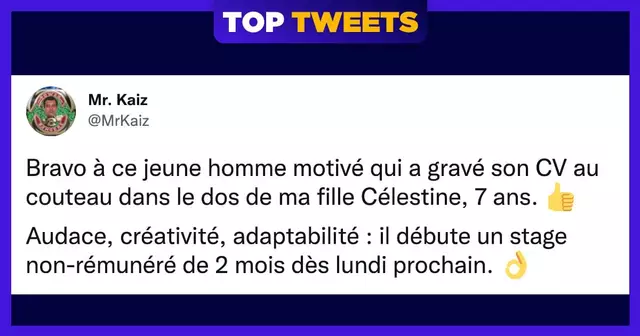 une-top-tweets-cv-creatif
