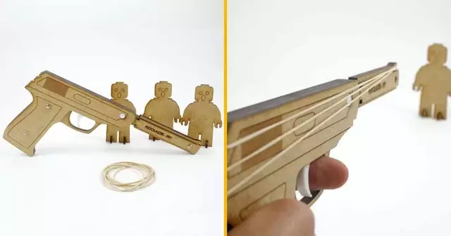 replique pistolet james bond elastiques