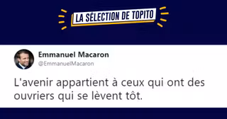 une tweet macron