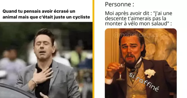 top memes vélo