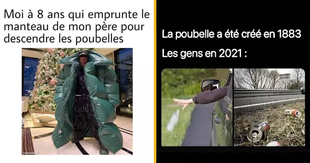 top memes poubelle