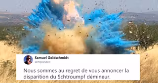 une tweet schtroumpf