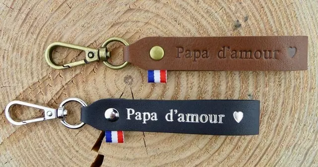 porte-cle-cuir-papa-damour