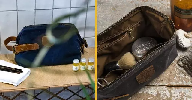 trousse toilette toile waxe