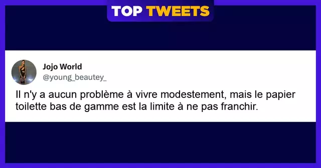 top tweet papier toilette