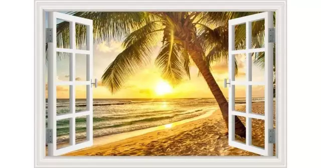 autocollant-mural-fenetre-couche-soleil-mer