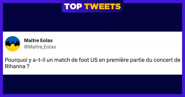 top tweet rihanna super bowl